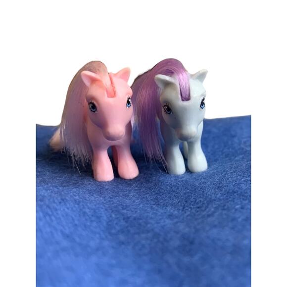 My Little Pony 1 Inch Minifigs Blue Belle Cotton Candy Minifigurines Hasbro - Picture 9 of 9